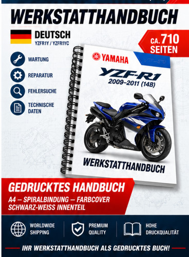 Yamaha yzf 2009 2011 14b - yzf-r1,