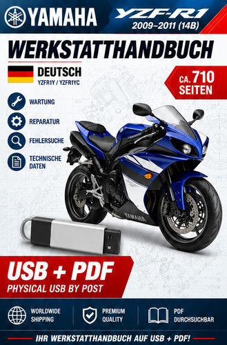 Yamaha yzf 2009 2011 14b - yzf-r1,